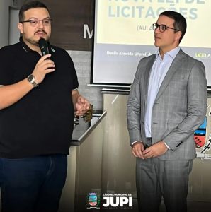 Segundo dia de capacitação interna na Câmara de Jupi com um palestrante de excelência, o Dr. Danilo Almeida!