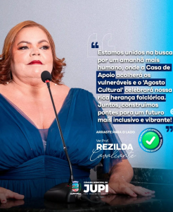 Apoio para Nossa Comunidade! Vereadora Rezilda Maria Cavalcante Ferreira.