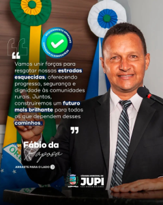  O Vereador Fábio da Raposa, Envia dois Requerimentos de muita Importância para área rural do nosso município!